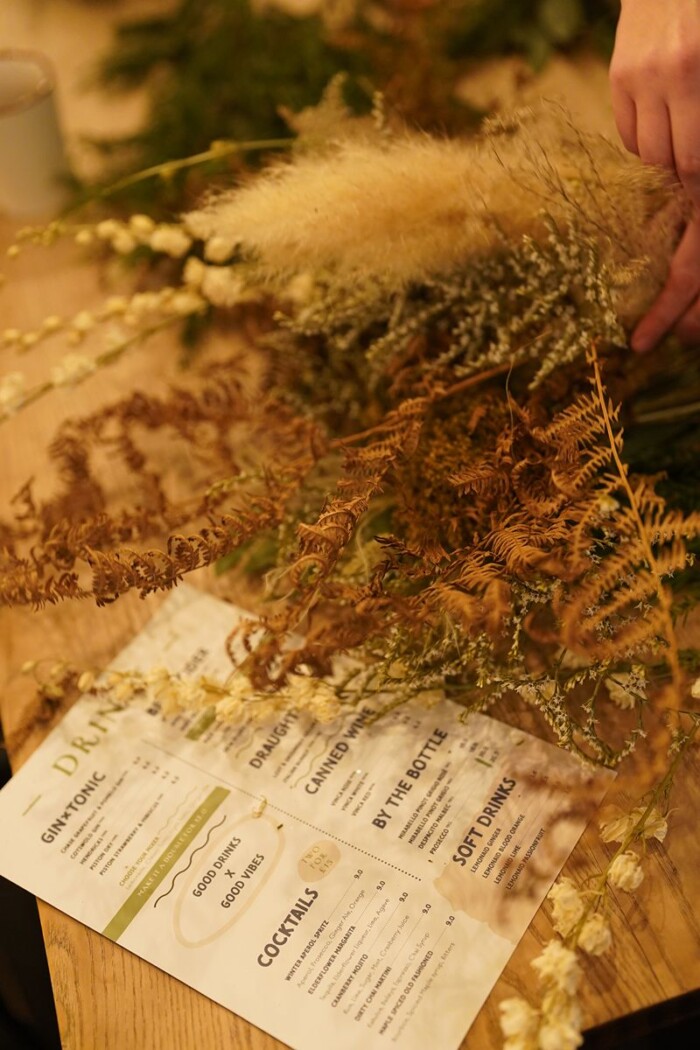 Bride and Bloom Wreath Workshop in Worcester at GoodRoots