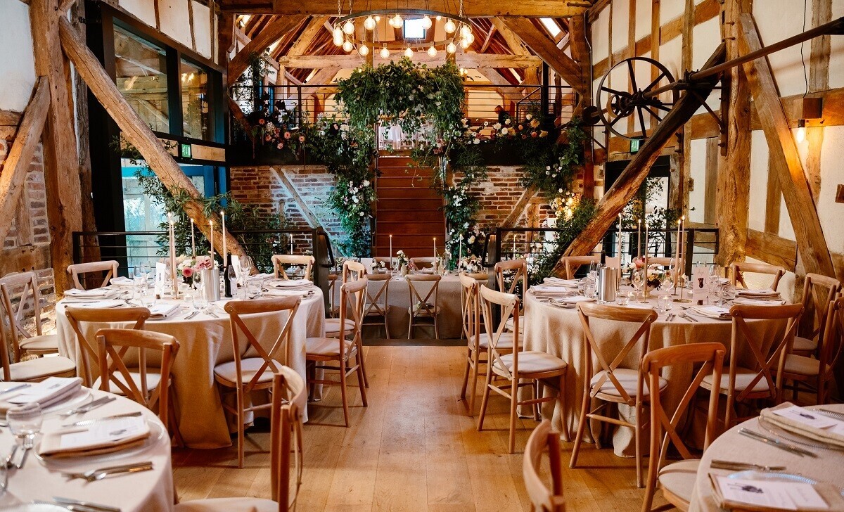 Wedding Flower Decor at Barns & Yard