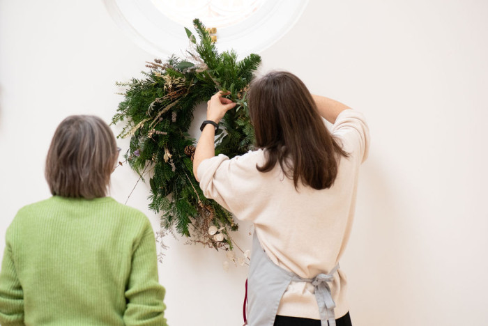 Eco Wreath Workshops in Malvern with BRIDE AND BLOOM (