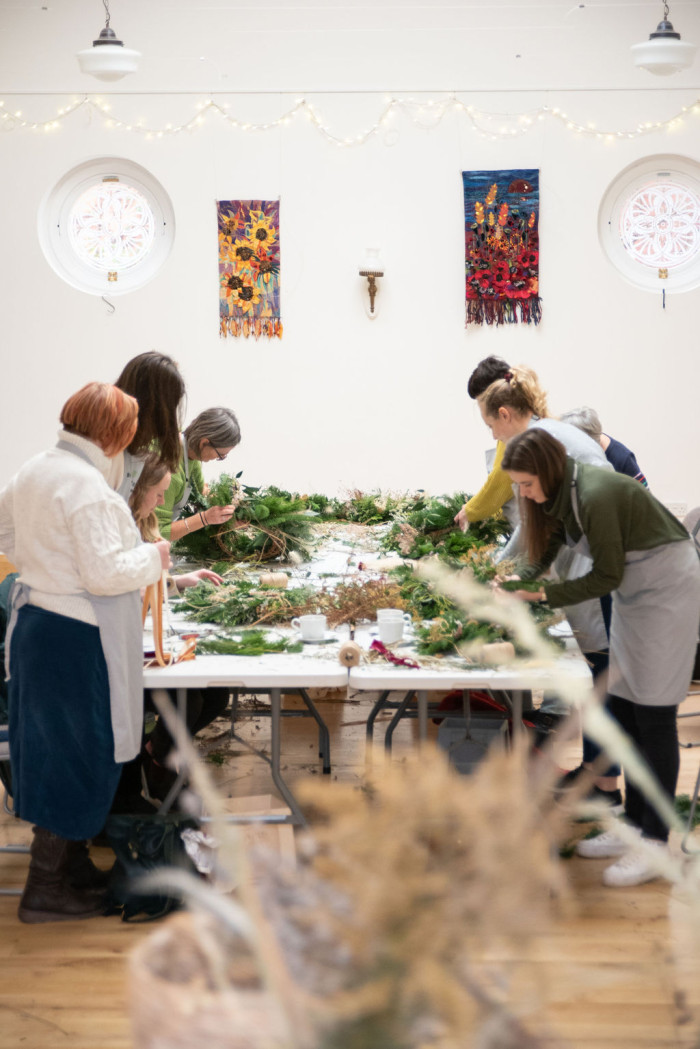 Eco Wreath Workshops in Malvern with BRIDE AND BLOOM
