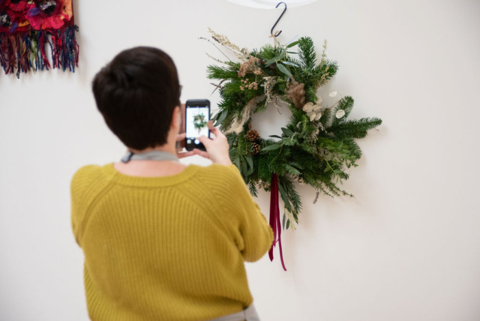 Eco Wreath Workshops in Malvern with BRIDE AND BLOOM