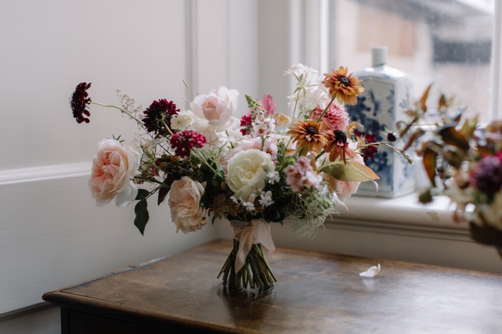 Seasonally Inspired Wedding Flowers by BRIDE AND BLOOM