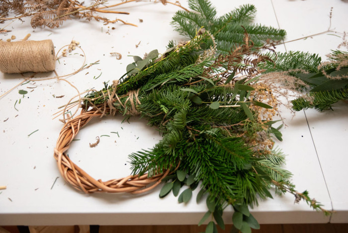 Wreath Worskhops in Worcester & Malvern with BRIDE AND BLOOM