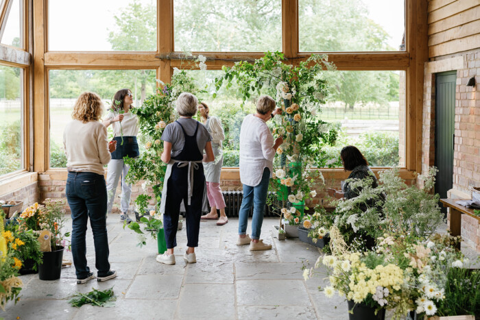 Wedding Flower Workshop with BRIDE AND BLOOM at Barns & Yard