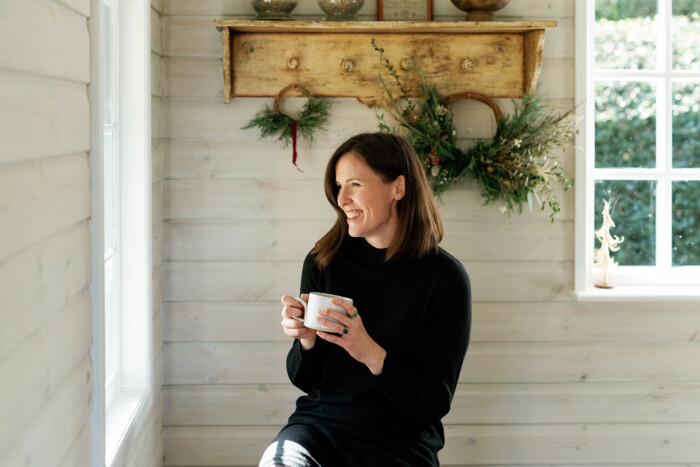 Christmas Wreath Masterclass at Barns & Yard with Bride and Bloom
